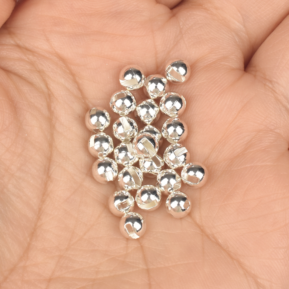 Muunn 100Pcs 3.8-6.4Mm Tungsten Sleuven Kralen Vliegbindset Materiaal Multi-Kleur Vliegvissen Wolfraam Kralen