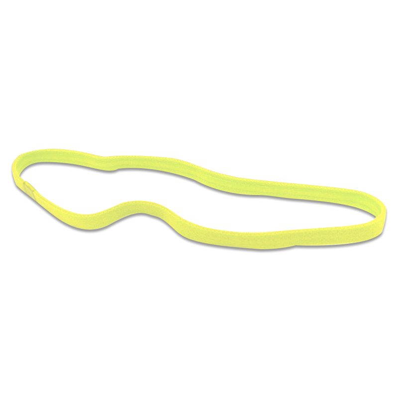 Vrouwen Mannen Yoga Haarbanden Sport Hoofdband Meisjes Anti-Slip Elastische Dunne Zweetband Haarband Hoofddeksels Headwrap Haaraccessoires: Fluorescerende Gele