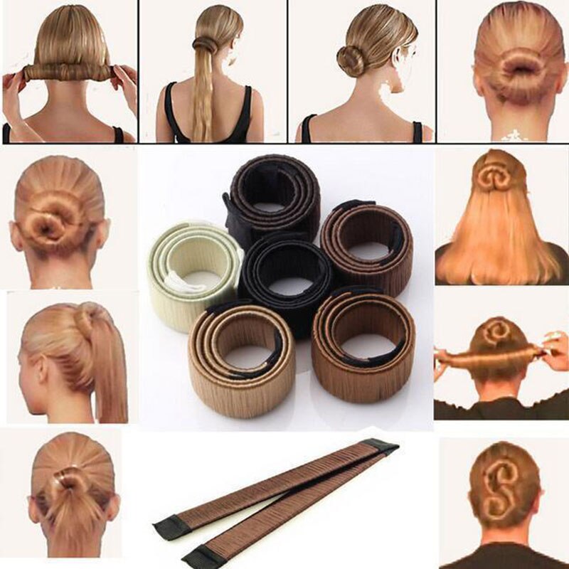 Mädchen französische Haarspange, DIY Haarpflege- und Styling-Werkzeuge, Krapfen ehemalige Schaum Französisch Twist Magie Brötchen Hersteller