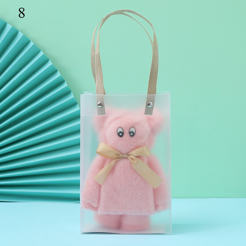 Cartoon Bear Coral Fleece Towel Absorbent Coral Velvet Towel Shower Hair Face Hand Towel Wedding Party Bathroom Towels: 8