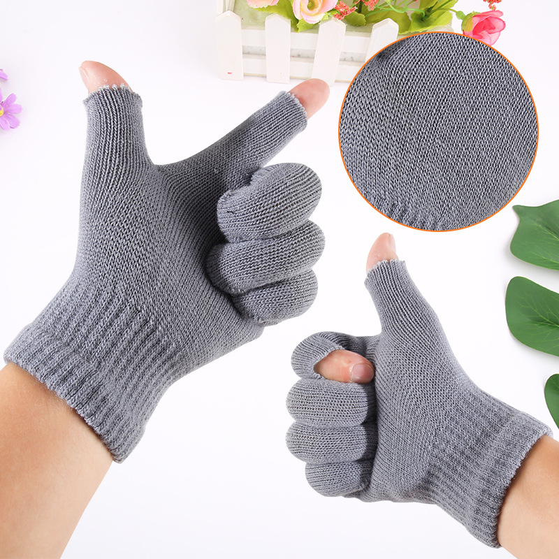 Unisex Magic Touch Screen Gloves Smartphone Tablet PC Texting Stretch Adult Winter Warmer Knit Gloves Multi Colors