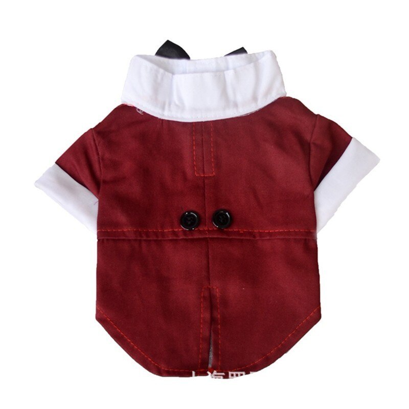 AHUAPET Tuxedo Dog Suit For Pug Clothes Large Clothes Jacket For Dog Tuxedo Costume Big Dogs Coat Stripes Clothes Pet Apparel: D / L-XL