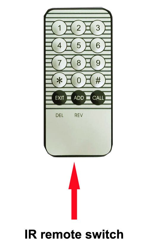 RFID standalone Access Control Outdoor Waterproof IP67 1000 users EM4100 125KHz Key Cards: IR remoter