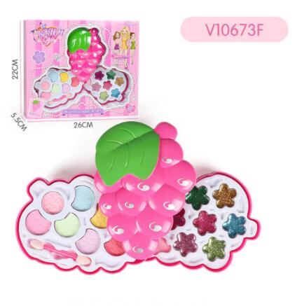 Girls Makeup Toy Safe Kids Cosmetics Make up Set Washable Beauty Makeup Box Baby Toys for Girls Birthday Pretend Play: N