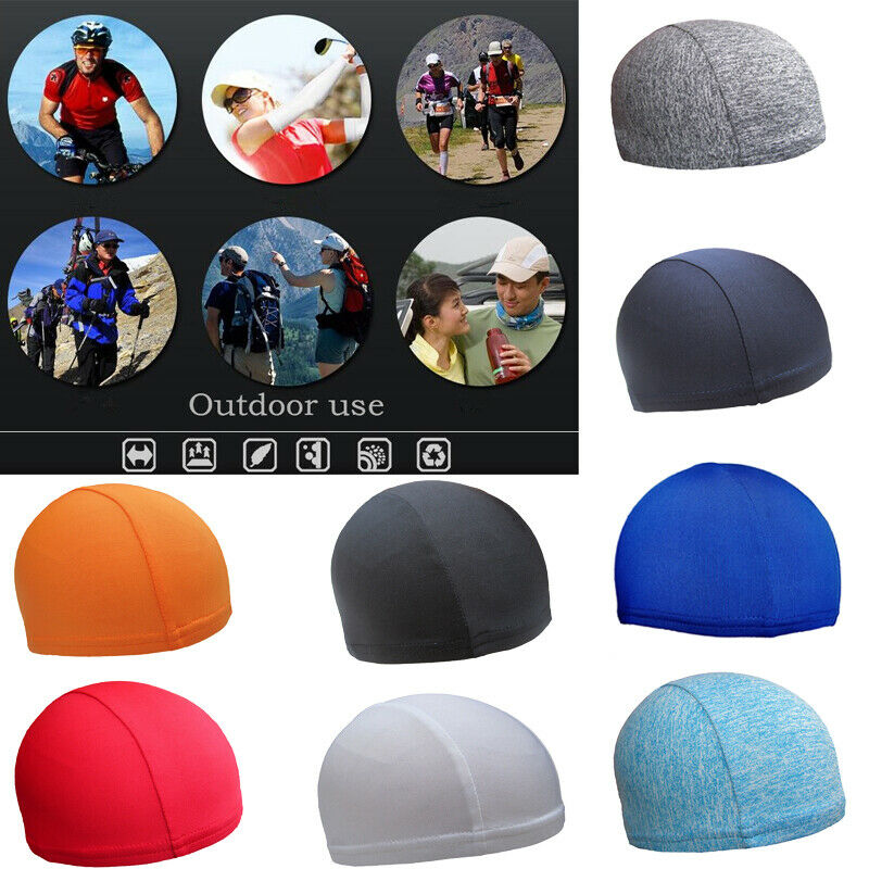 Snabb mens torkning hatt cykling skalle cap cykel motorcykel under hjälm ridning cap utomhus sport cykling cykel skalle hatt utrustning