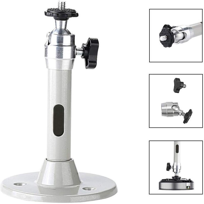 Soporte Universal de aluminio de 13,5 cm para proyector para techo o pared capacidad de 5 Kg para cámara o Mini proyector