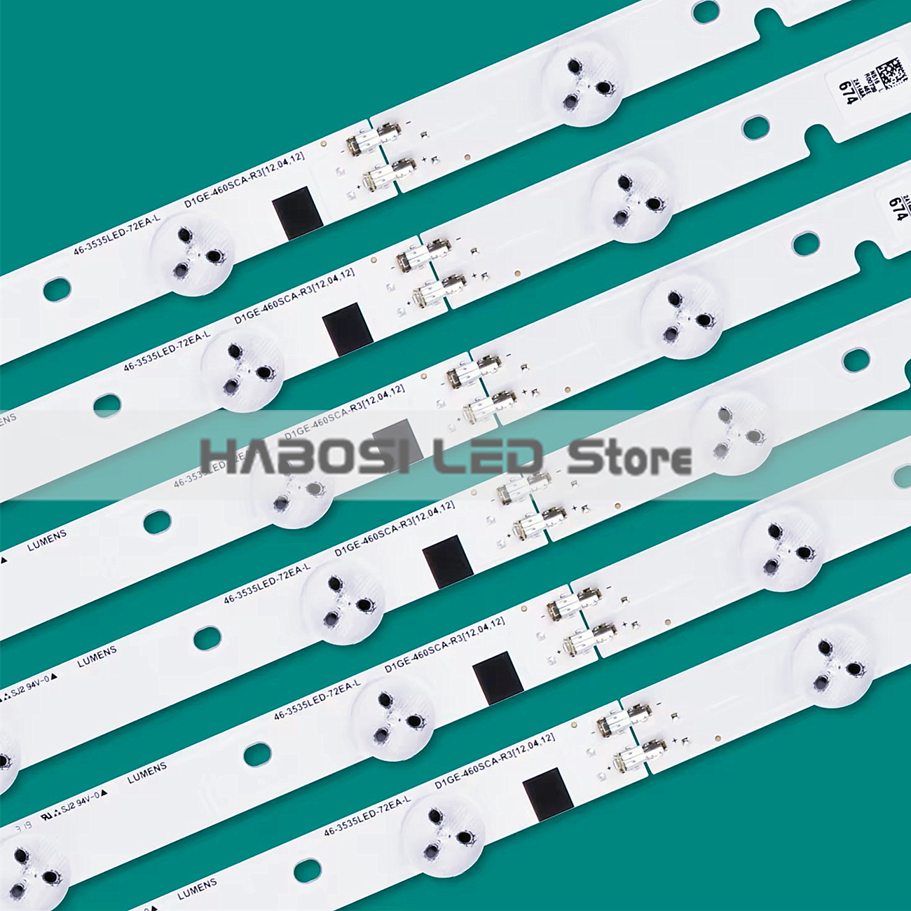 12pcs LED UA46EH6030 UE46EH6030 UE46EH6035 UE46EH6037 UN46EH6030 UN46EH6070 UN46FH6030 UN46EH5300 HG46NA570 HG46NA578 HG46NA590