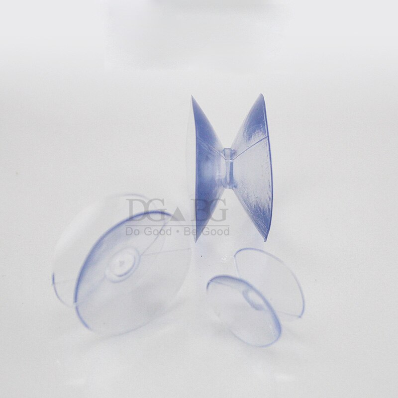 20/30/35/40mm 7Pcs/pack Double Sided Suction Cups Clear Plastic Non-slip Suckers Pads Glass Table Top Holder Desk Supplies