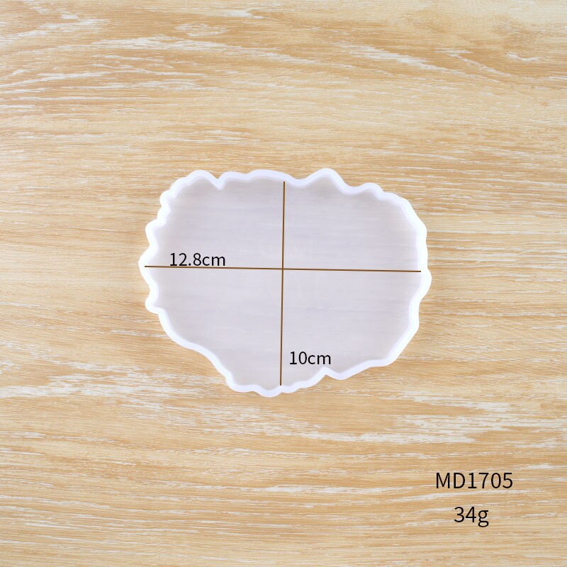 Crystal Resin Coaster DIY Kit Make Your Own Crystal Resin Coaster Individual Table Silicone Mat Placemat Coaster Stand: 02