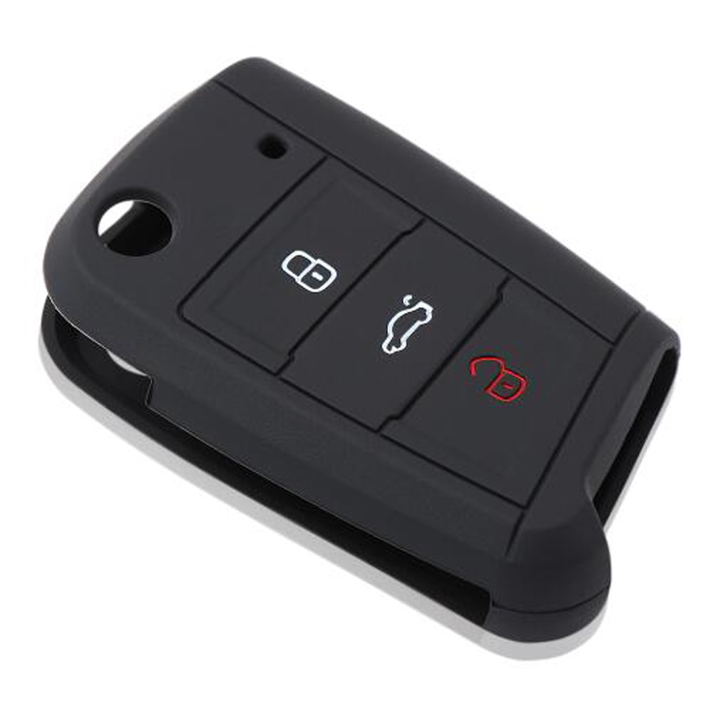 Silicone Key Case Cover Voor VW Polo Golf 7 Tiguan voor Skoda Octavia Kodiaq Karoq voor SEAT Ateca Leon Ibiza