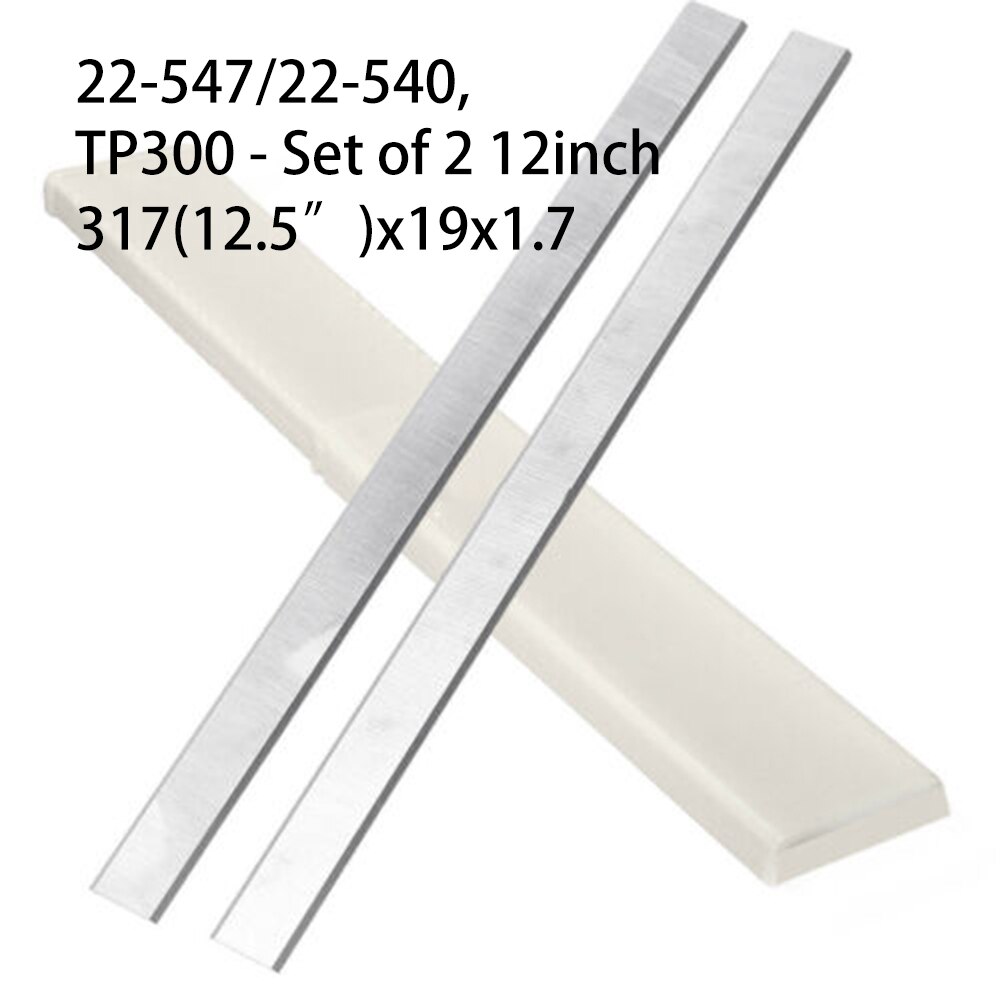 Replace Planer Knives Planer For Delta 22-540 TP300 2pcs 317X19X1.7mm Spare parts