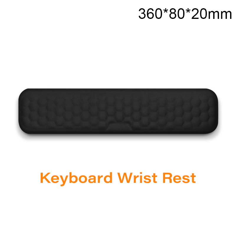 Reposamuñecas para teclado de oficina, almohadilla de ratón de espuma viscoelástica, soporte de muñeca, reposabrazos ergonómico para portátil, accesorios de ordenador de oficina