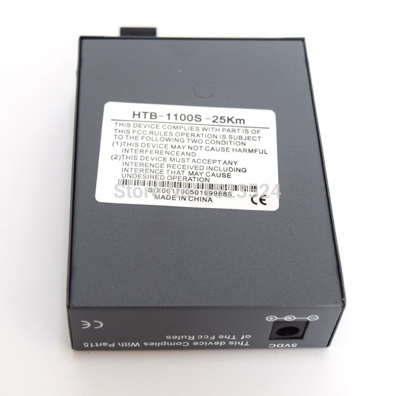 HTB-1100S Optische Media Converter 10/100Mbps RJ45 Single Mode Duplex Fiber Sc Poort Converter 25Km