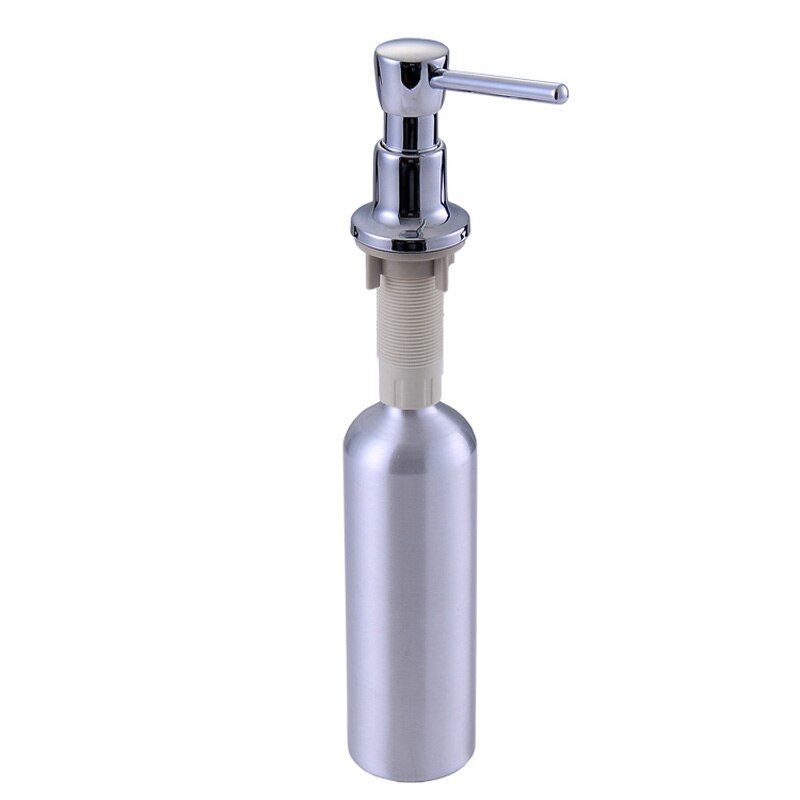 220ml Aluminum Kitchen Sink Liquid Soap Dispenser Resist Rust Kitchen Soap Bottle Touch Dispenser