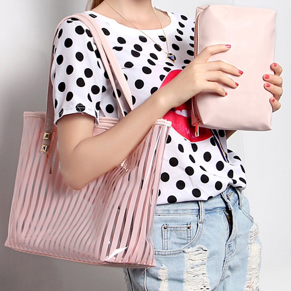 Pvc gelei tas voor dames, transparante schoudertas, crossbody tas voor meisjes