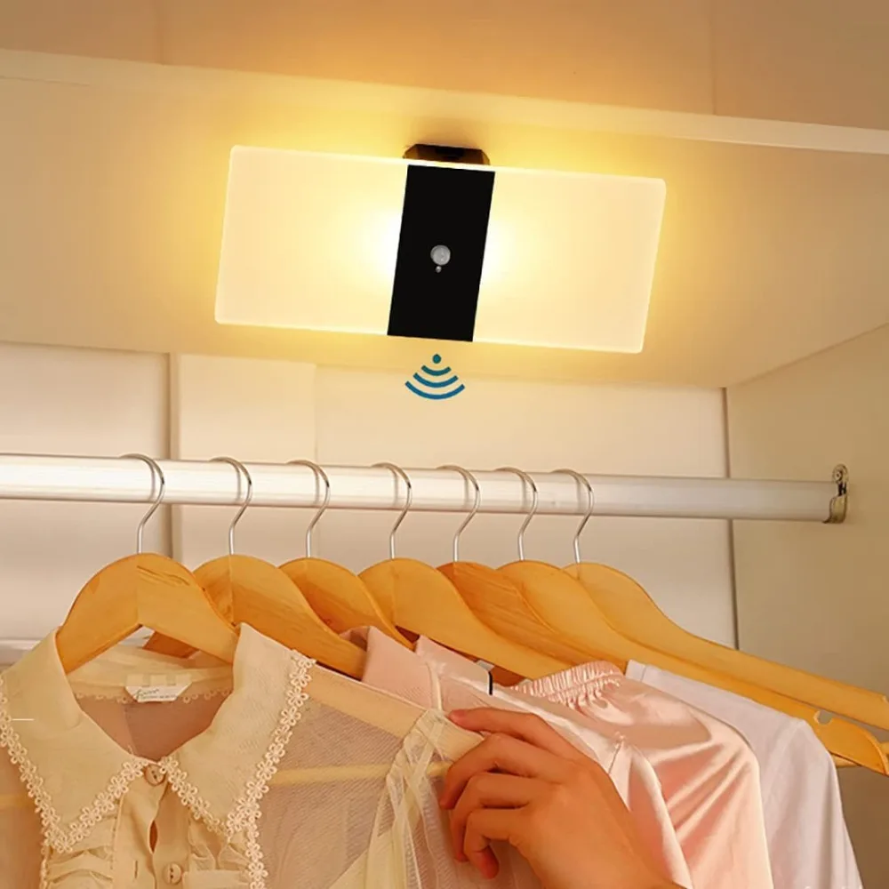 Sensorstyret væglampe led-væglampe med bevægelsessensor, væglampe til sengebordet