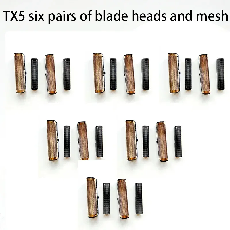 Kemei KM-TX1 TX3 TX5 TX7 TX10 Hochwertige doppelschneidige Elektrorasierer-Ersatzklinge für Höhle Haushalt: Orange