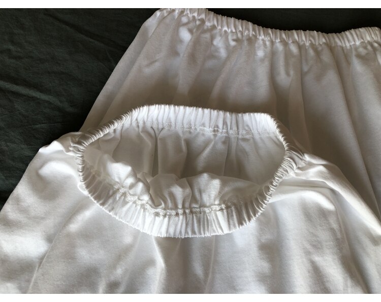 Falda interior para suéter, Falda corta con agujero blanco, abertura lateral, vestido de invierno de media longitud,