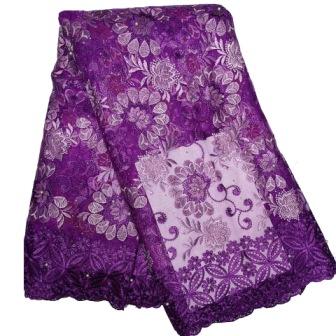 Afrikanska spetsblommor mönster 125 cm bredd tyg för kläder och säljs av 5 yard: Regency