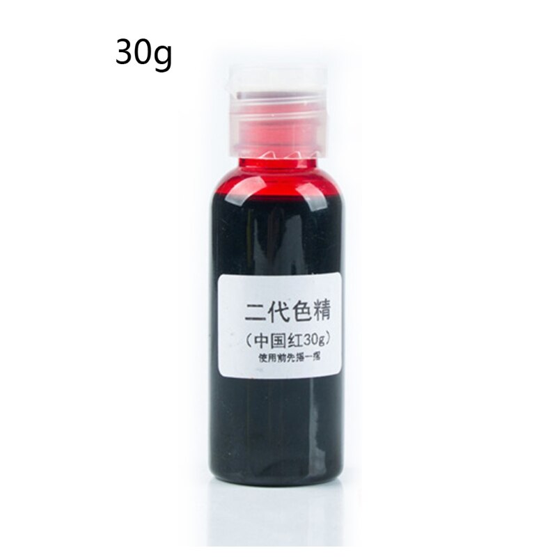 Botella grande de 24 colores, Kit de pigmentos de resina epoxi transparente UV, colorante, resistencia a la decoloración, 30ml