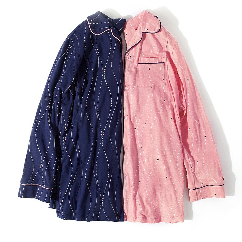 Pijamas de algodón grueso para mujeres embarazadas, ropa de dormir de maternidad con forro polar cálido, para estar en casa, Otoño e Invierno