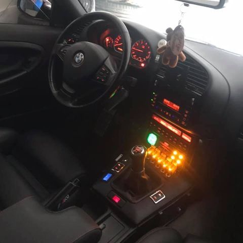 BMW E36 3 Series Chrome Sunroof Switch & Rear Window Switch Surround