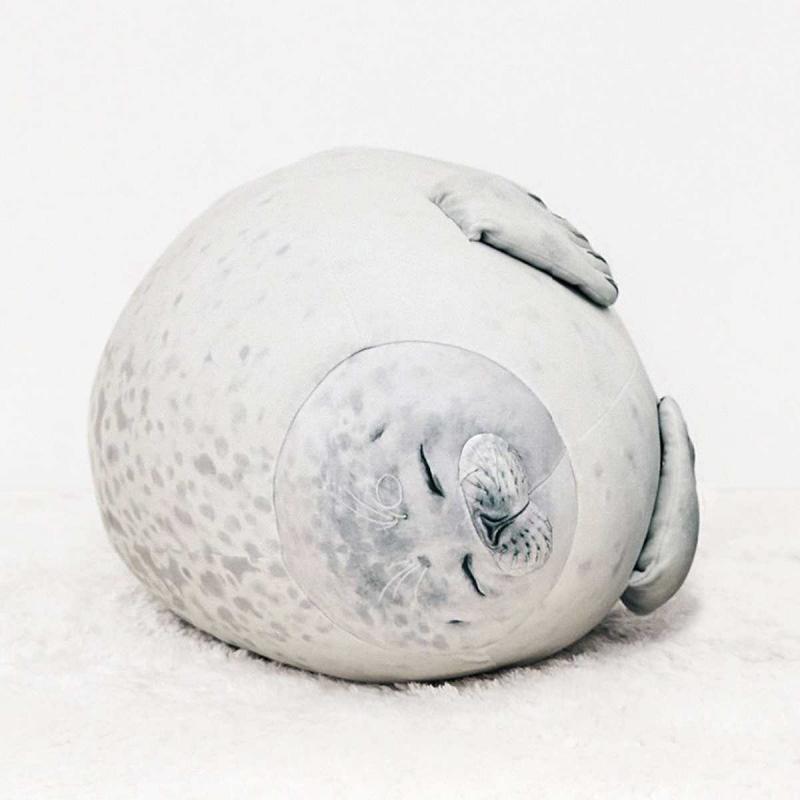 20/30/40cm japonés almohada de foca Osaka suave y gordo manchas de peluche de juguete Animal lindo cojín océano muñeca de estilo