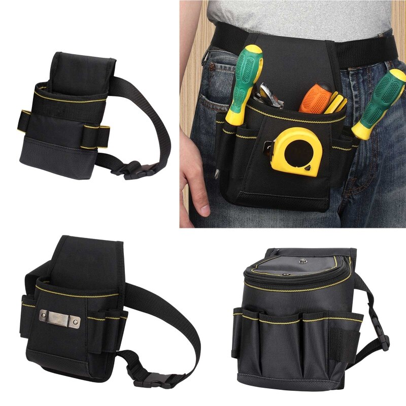 Multifunctional Electrician Tool Pouch with 6 Slip Pockets Electrician Tool Bag