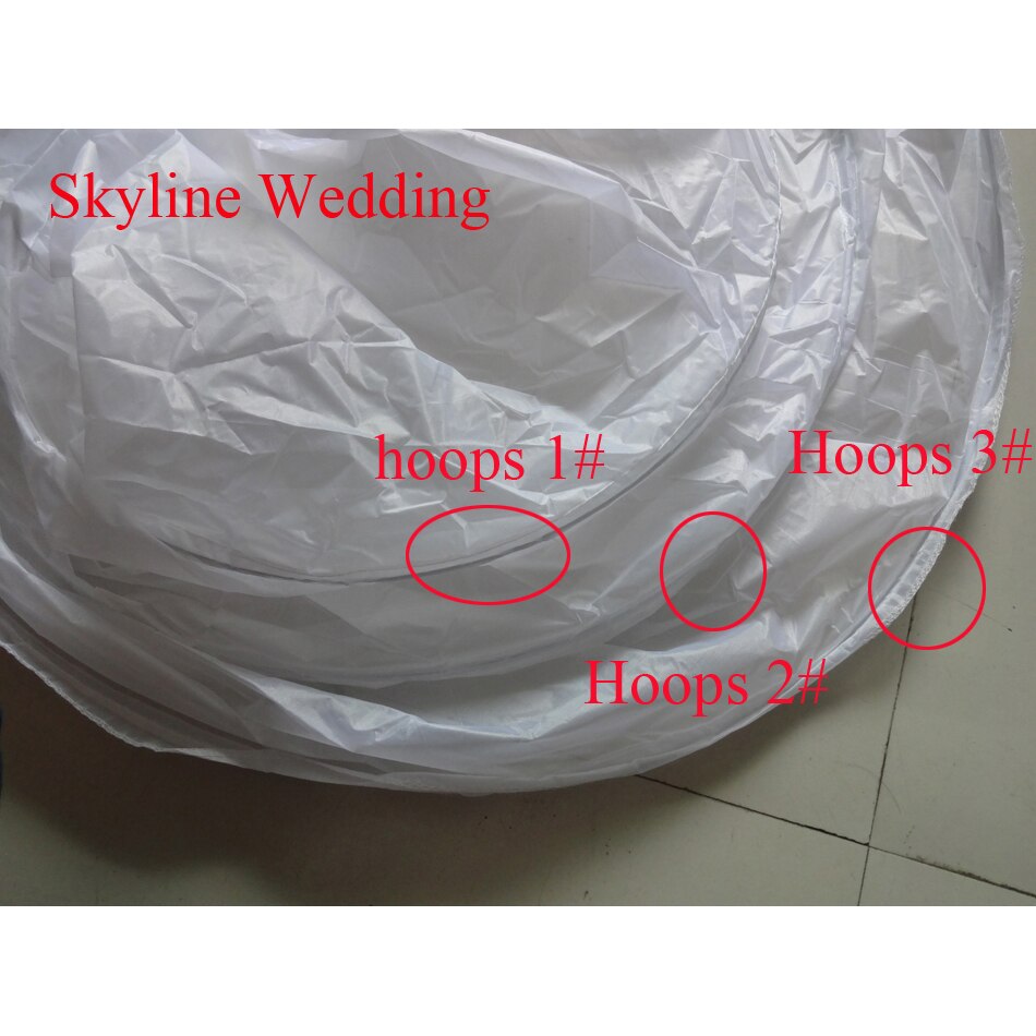 Jupon créoles pour robe de mariée, 3 pièces, accessoires de mariage, , jupe-culotte Crinoline bon marché pour robe de bal, en Stock
