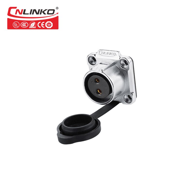 Cnlinko Fabriek Stekkers Sockets Power Connector IP67 Waterdicht 2 Pin Connector Voor Zonnestelsel