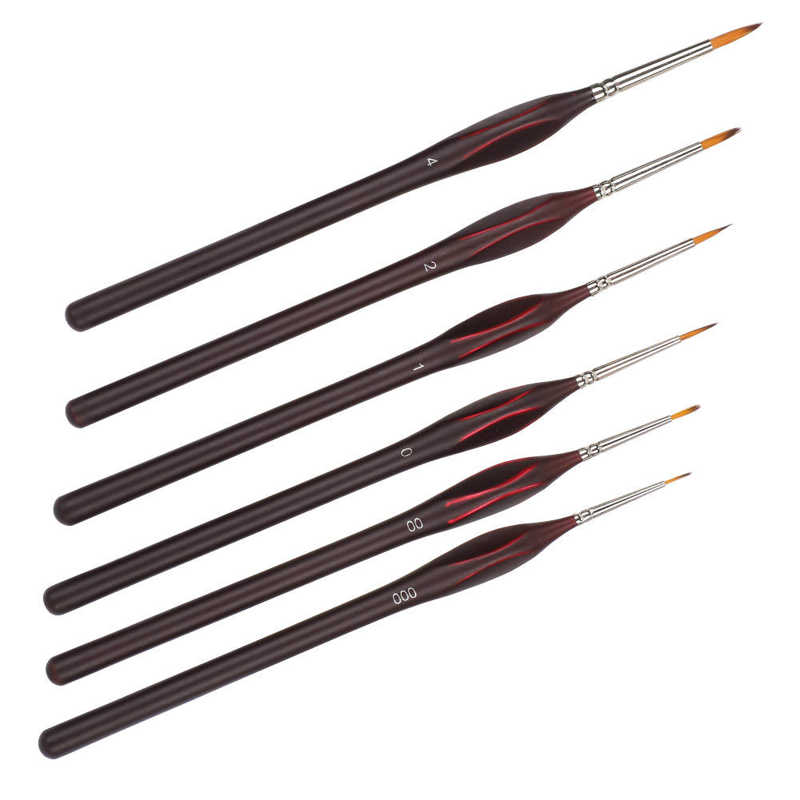 Hook Wire Paint Brush Nylon Brush Hair Gouache Watercolor Painting Pen Art Supplies