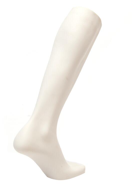 3style plasitc manikin foot Male mannequin foot for Sock Display,white back skin color Glossy 1pc Leg mannequin M00544
