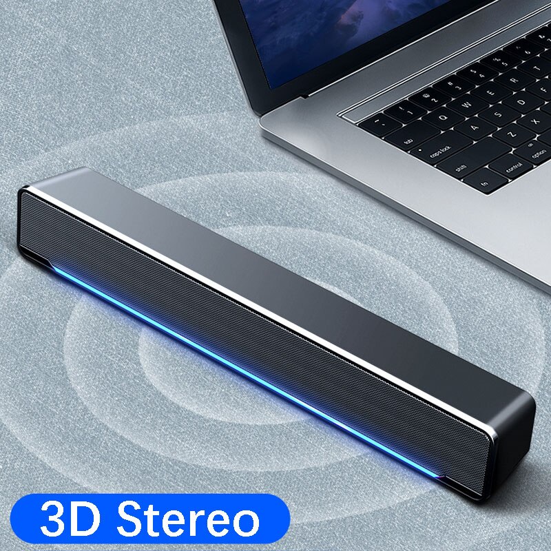 Barra De sonido LED Para TV, altavoz con Bluetooth, Para PC, ordenador, parlantes De Alto rendimiento, Para cine en casa