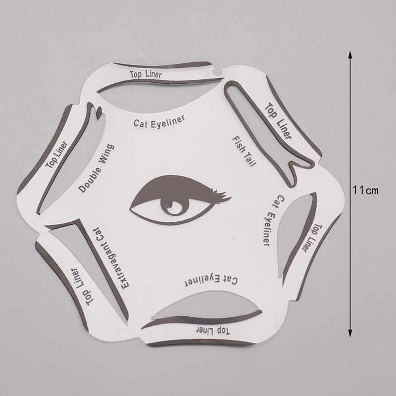 Cat Eyeliner Stencils Winged Eyeliner Stencil Models Eyebrows Card Makeup Tool
