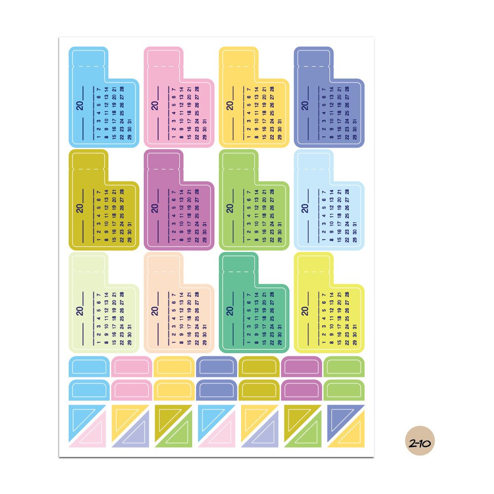 730pcs Weekly Daily Planner Stickers Monthly Planning,to Do List Stickers, Weekly Plan Agenda Stickers For School Home Office