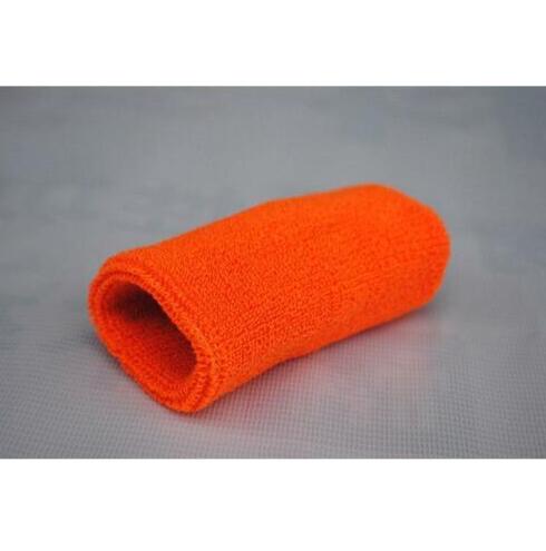 15cm Cotton Unisex Sport Sweatband Wristband Wrist Protector Running Badminton Basketball Brace Terry Cloth Sweat Wrist Support: Orange