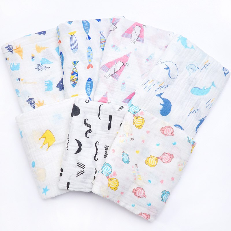 Muslinlife 1 Pc 100% Cotton Baby Swaddles Soft Breathable Blankets Style Gauze infant wrap Newborn Baby Receiving Blanket