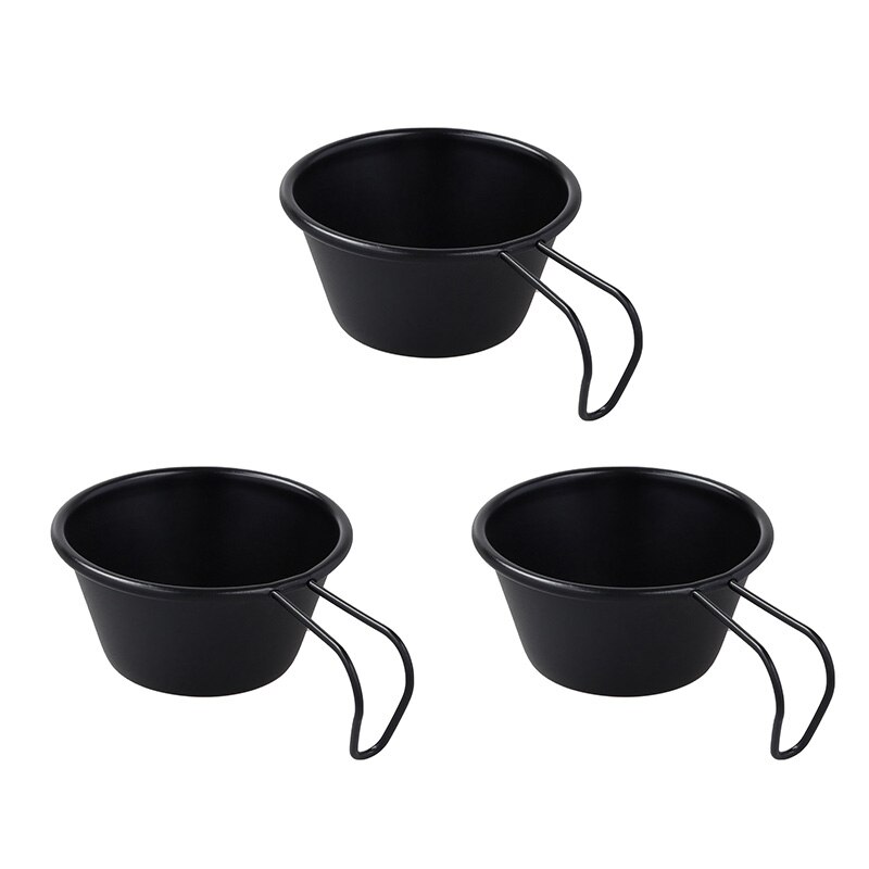 Thous ventos sierra copo com alça utensílios de mesa para acampamento ao ar livre utensílios de mesa 40/280/450ml viajar equipamentos campismo suprimentos: TW3007-B 3 Pcs