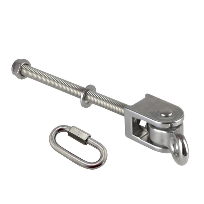 Hammock Swing Hanger Carabiner Hook Stainless Steels Swing Hook with Bearing for Indoor/Outdoors Swing Hardware Enduring