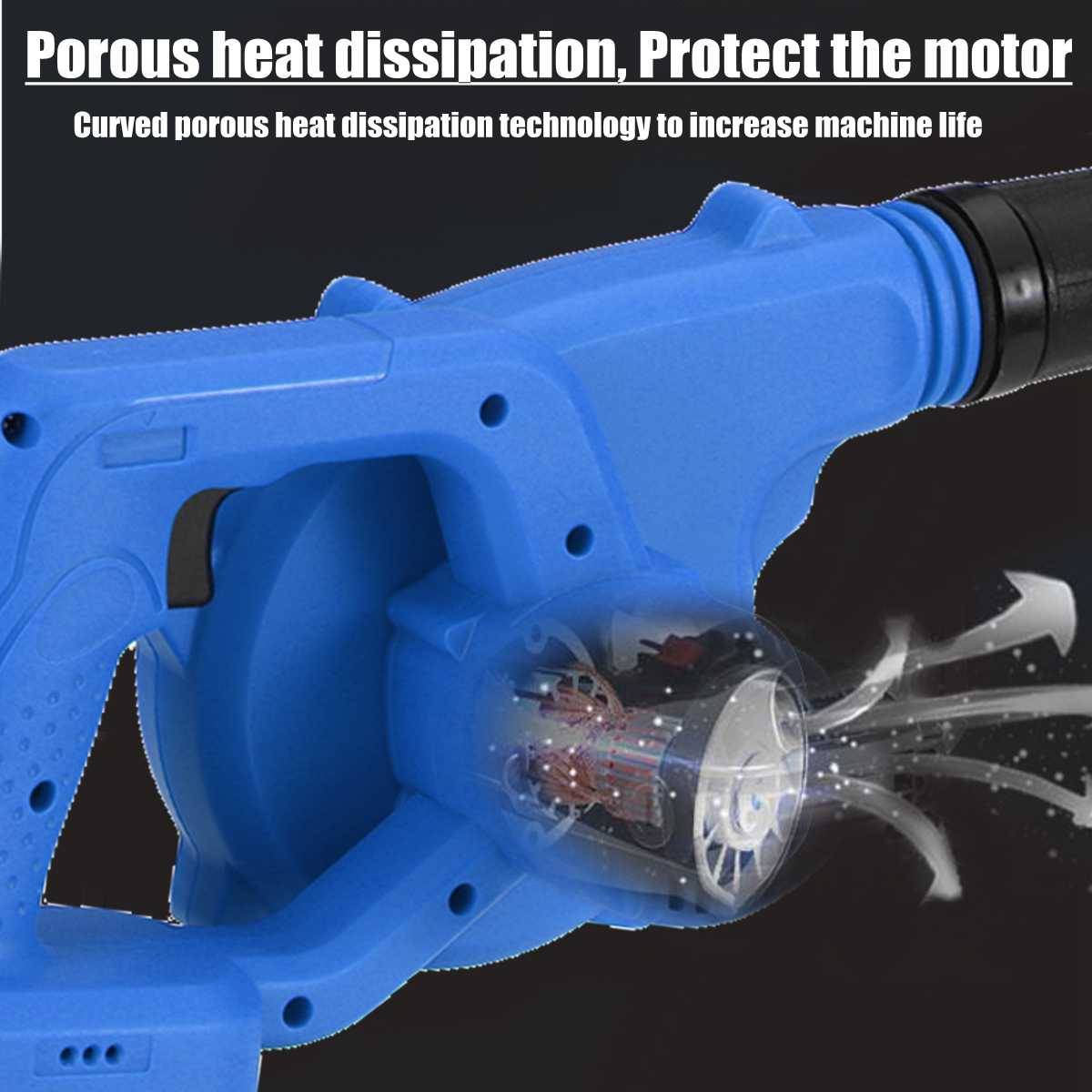 110-240V 128VF 19800Mah Elektrische Luchtblazer Stofdoek Computer Cleaner Dust Blazen Hand Turbo Fan Collector Power tool