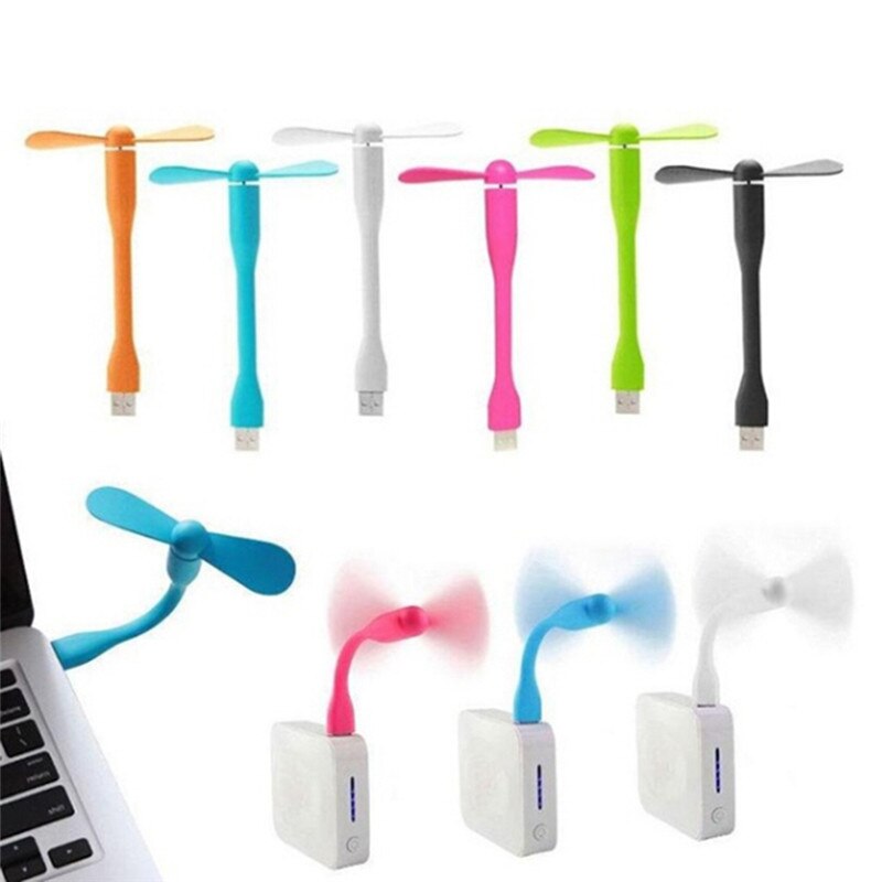 Travel Mini USB Cooling Fan Gadget Charge For All Power Supply USB Output
