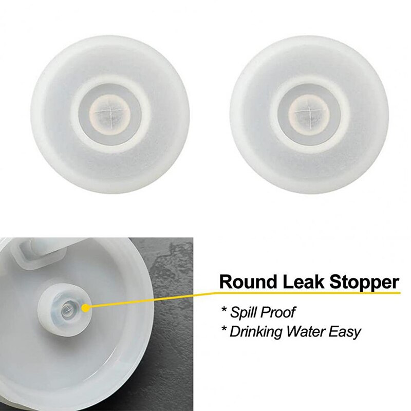 1Set Straw Cover Spill Stopper Compatible With Stanley Cup 40OZ 30OZ Quencher 1.0 Leak Stopper For Stanley Tumbler Accessories