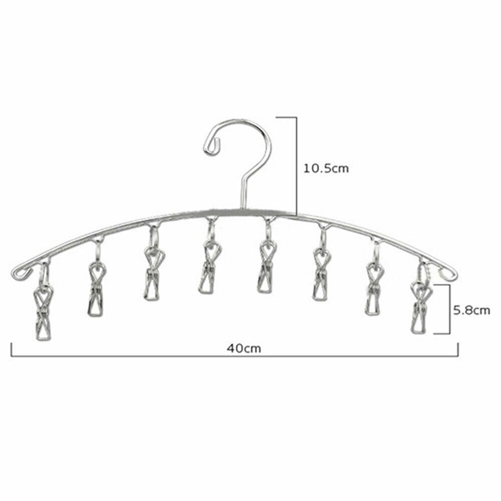 8 Clips Vouwen Winddicht Ondergoed Opknoping Beha Sok Drogen Kledingrek Droger Clips Rack Voor Huishoudelijke Benodigdheden