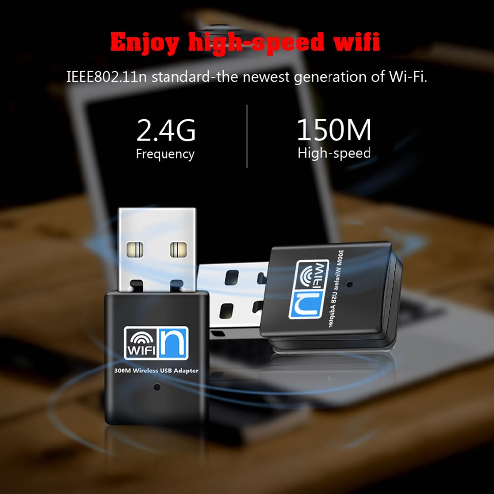 senza fili mini Usb 300Mbps Wifi Adattatore USB2.0 Wifi antenna Wifi Usb Ethernet wifi Dongle 802.11 n/g/b enchufe usb adattatore lan