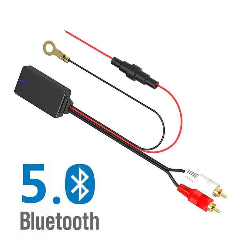 1Pc Universal Car Draadloze Blue-Tooth Module Muziek Adapter 2RCA Connector Muziek Aux Audio Kabel Abs Bluetooth Adapter kabel