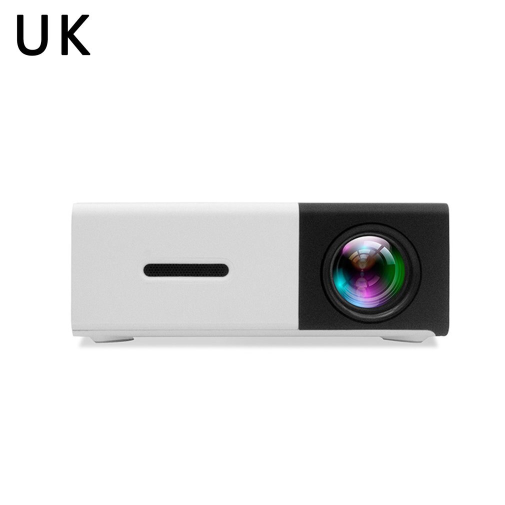 J9 Portable Projector 3D HD LED Home Theater Cinema HDMI USB Audio Projector Yg300 Mini Projector Camara Masanori: UK Plug