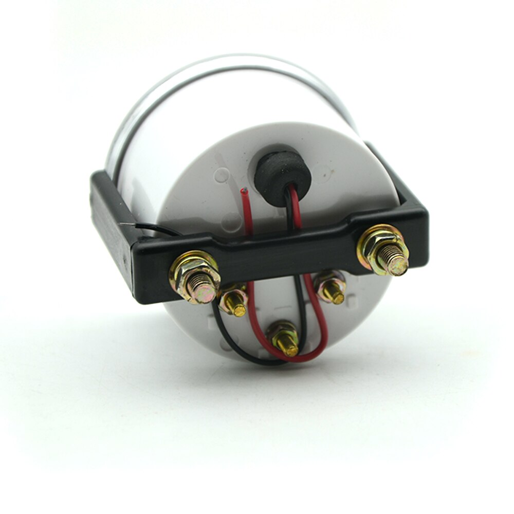 Triple Kit 52mm Oil Temp Oil Pressure Volt Gauge Meter White Face Chrome Kit With Sensors