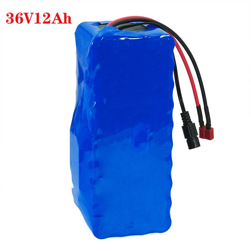 Batterie Lithium-Ion 36V 12Ah Pour Vélo Électrique - Avec BMS Et Chargeur, Compatible Moteur 500W