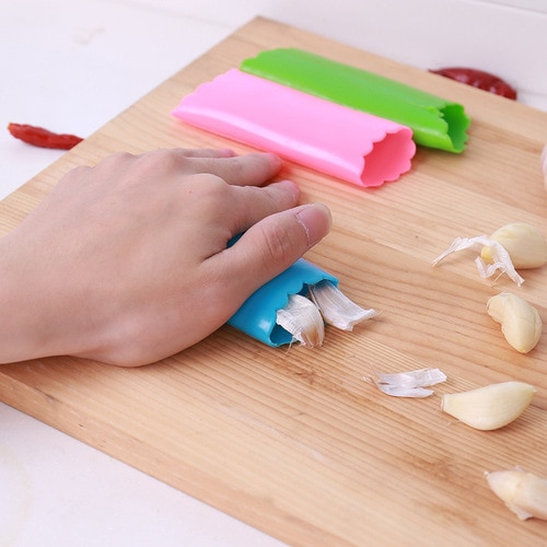 Knoflookschiller siliconen buisroller zachte chef knoflookschiller keukengereedschap accessoires