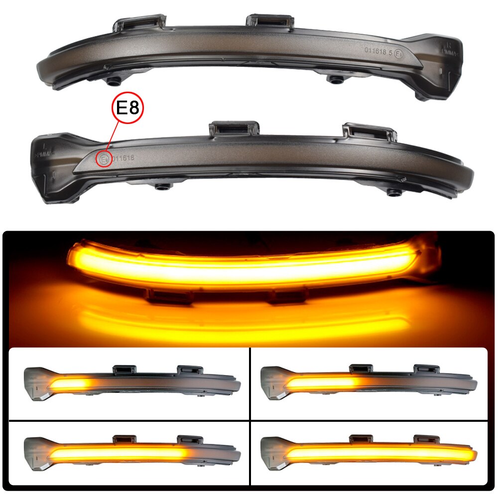 Intermitente dinámico LED para espejo retrovisor, luz secuencial para VW Golf 7 VII MK7.5 JETTA MK7 Touran